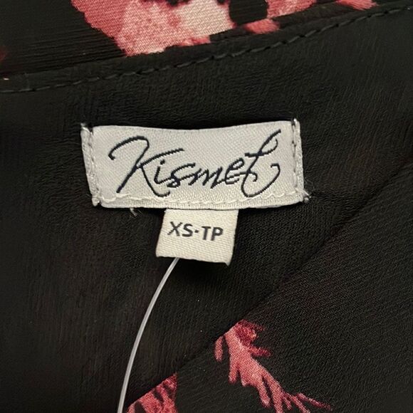 KISMET Butterfly and Floral Print Double V Tank Top Size Extra Small - Picture 8 of 11